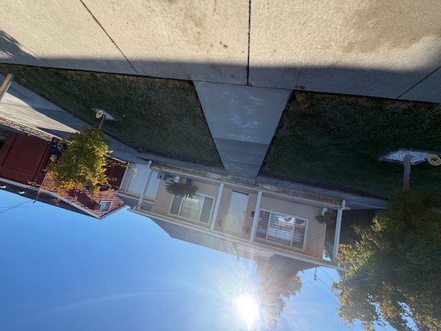 New concrete driveway and walkway at a home in Antioch, California